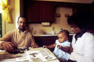 Family discussing options together